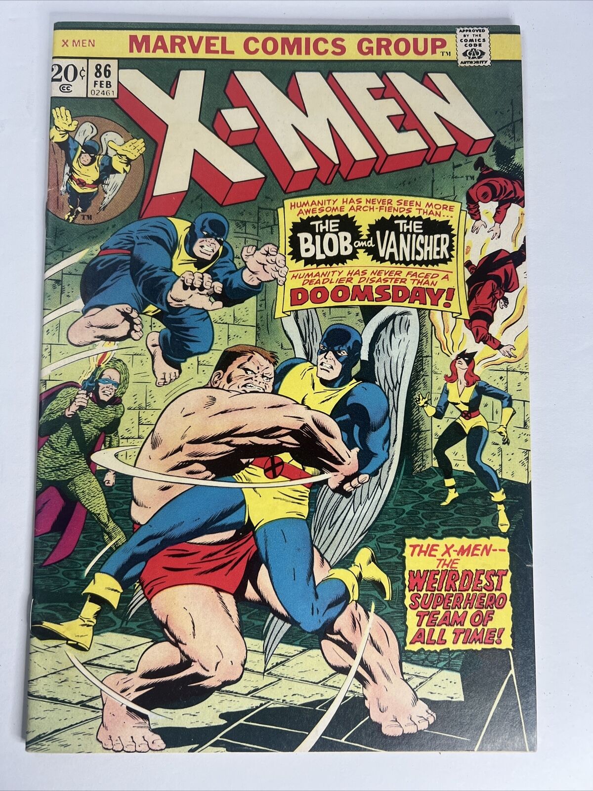 X-Men #86 Dooms Day Marvel 1974/ Bronze Age /Nice Copy Mid To High Grade