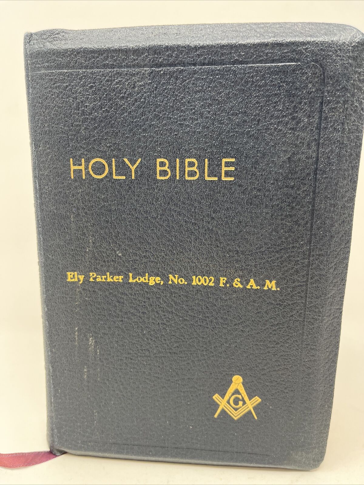 Oxford Holy Bible with Masonic Helps Ely Parker Lodge No. 1002 F. & A.M. Buffalo