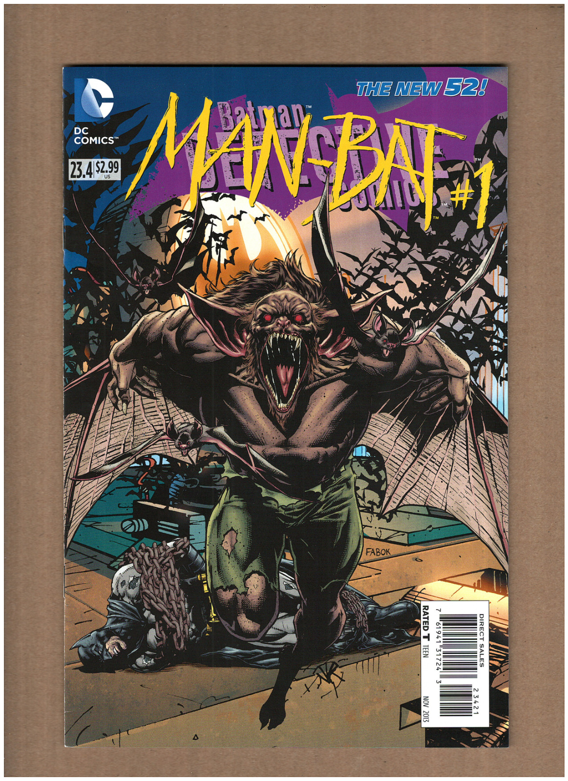 Detective Comics #23.4 Batman 2013 New 52 Man-Bat Villains Month VF 8.0