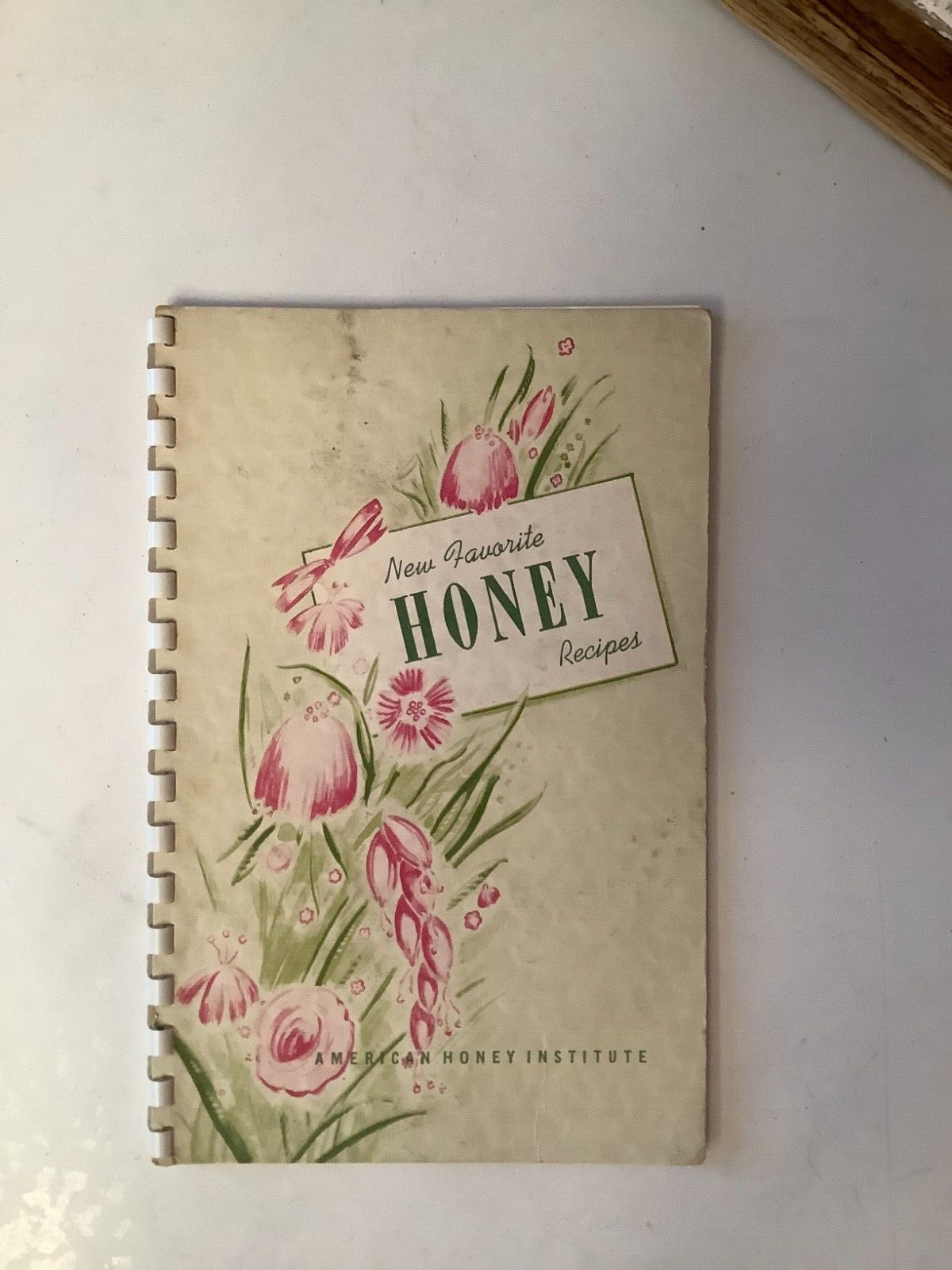 Vintage HONEY Recipe Book New Favorite American Honey Institute Cookbook Cooking