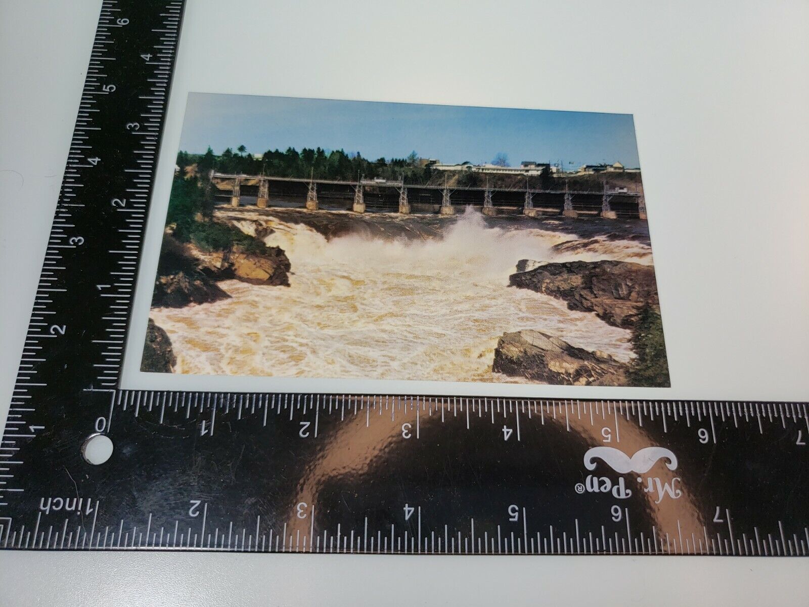 Old Postcard NEW BRUNSWICK CANADA Saint St John River Valley Grand Falls Waters 