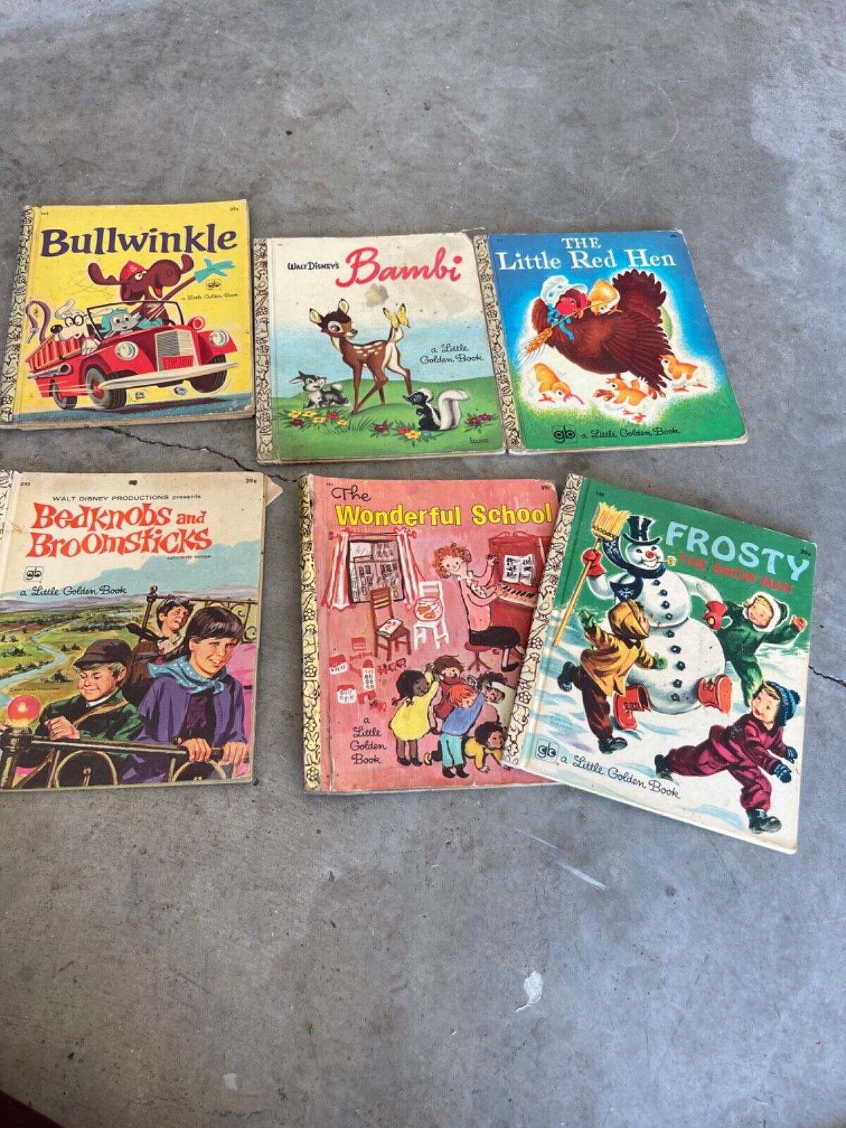 1970’s vintage golden books 