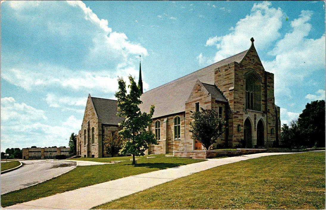 Bloomington, IN Indiana  ST CHARLES BORROMEO CATHOLIC CHURCH  Religion  Postcard