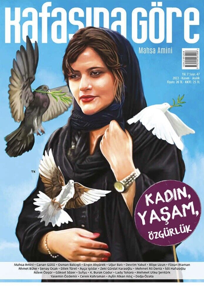 MAHSA AMINI PERSIAN COVER Middle East TURKISH PRESS ORIGINAL MAGAZINE RARE