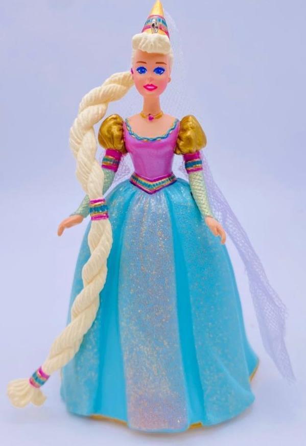 1997 Rapunzel Barbie Hallmark Ornament Children\'s Collector #1
