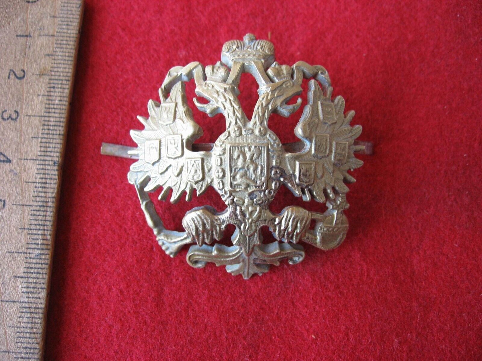 RUSSIA ,RARE RUSSIAN IMPERIAL TIME NICHOLAS II TSARIST COCKADE, Gendarmerie