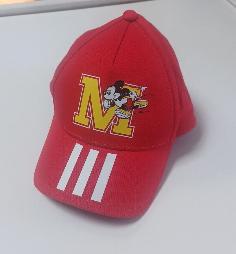 Adidas Mickey Mouse Red Baseball Cap Hat Snapback Disney