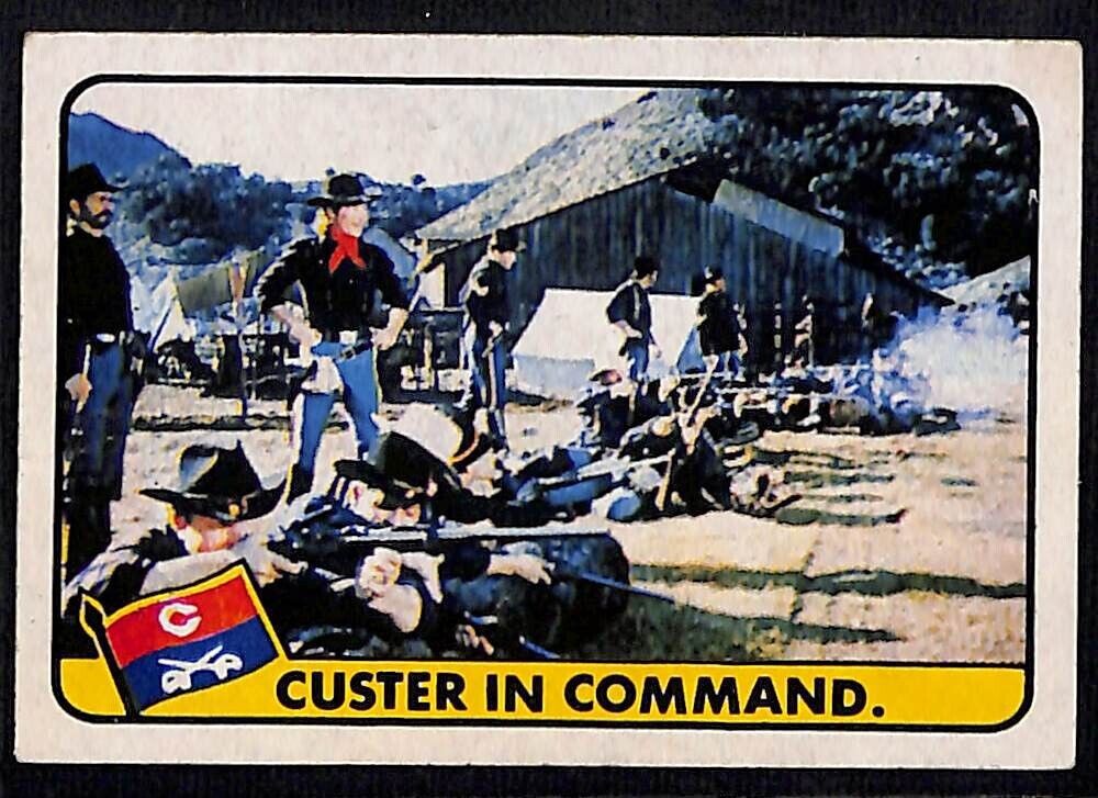 1967 A&BC *THE LEGEND OF CUSTER* CARD #20 WITH INDIAN STAMP  -EX/EX+