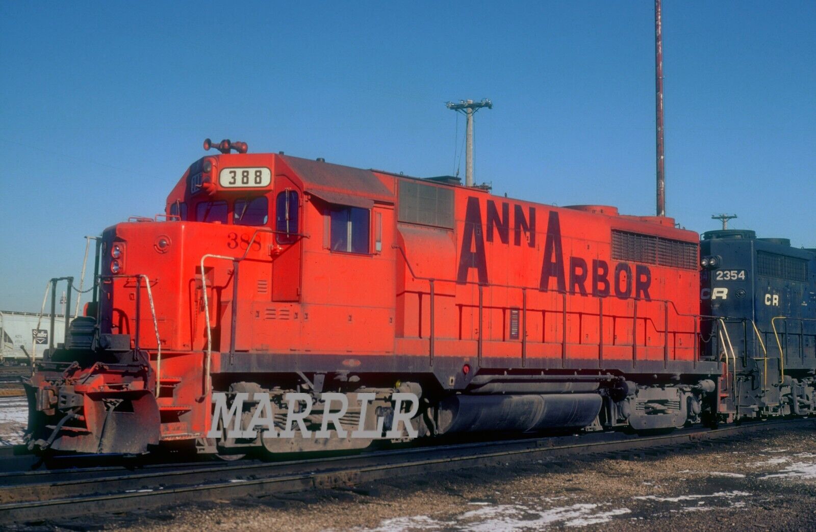 RR Print-ANN ARBOR AA 388 at Cleveland Oh  12/3/1979