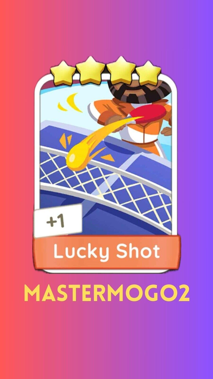 Monopoly Go - Lucky Shot 4 ⭐ Set #14  Na Sticker