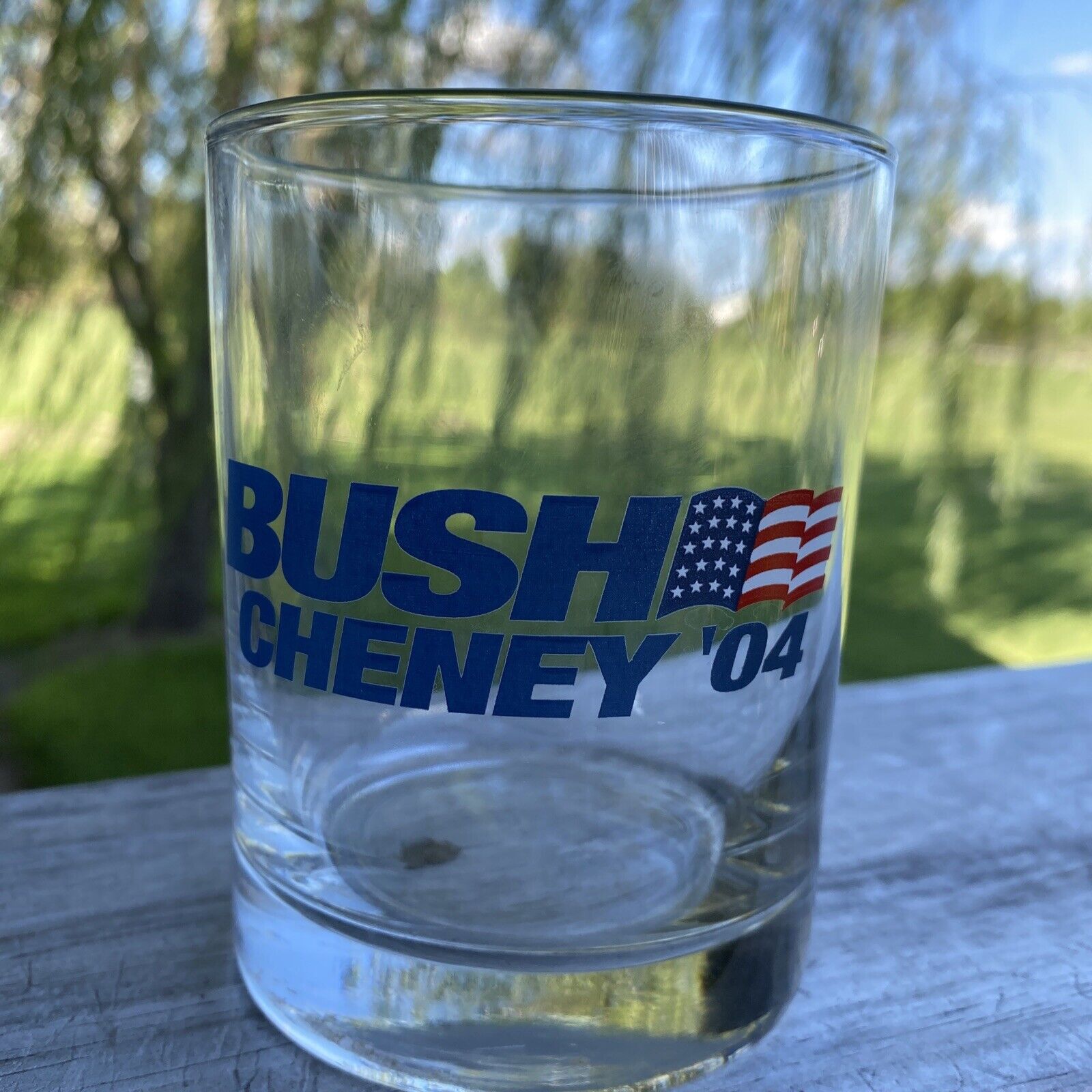 Bush Cheney “04” Glass Presidential Elections 2004