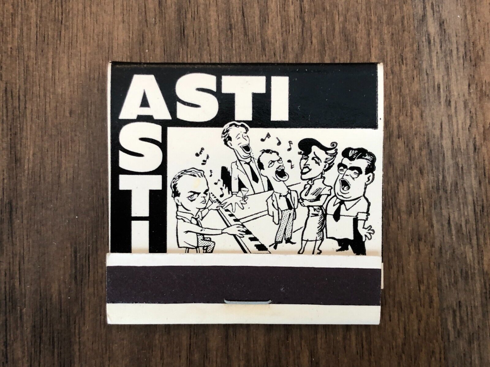 Vtg. ASTI Restaurant Matchbook, Meet Adolpho E 12th St New York NY Unstruck