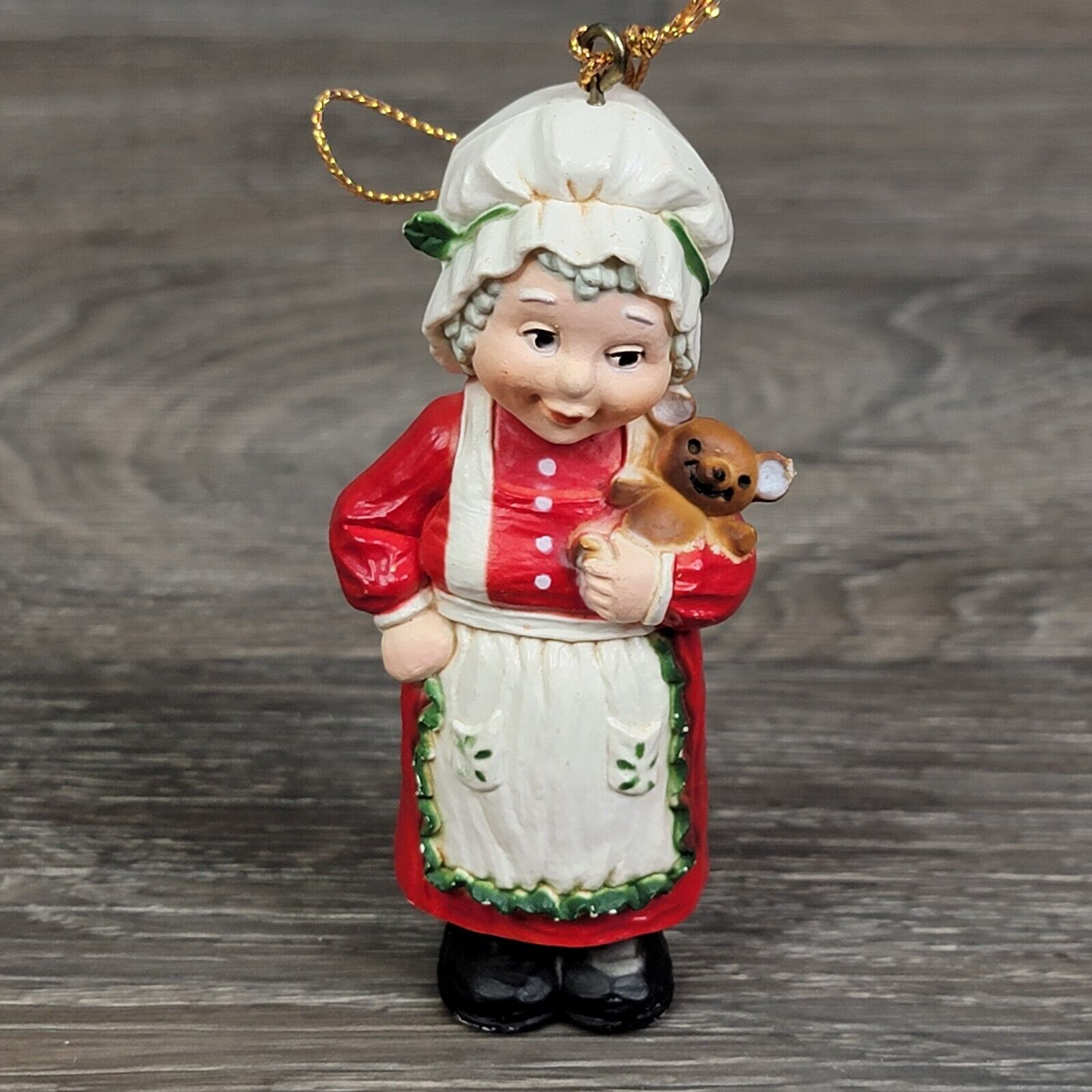 Vintage Holiday Memories Collector Ornaments Mrs Santa Claus ornament plastic