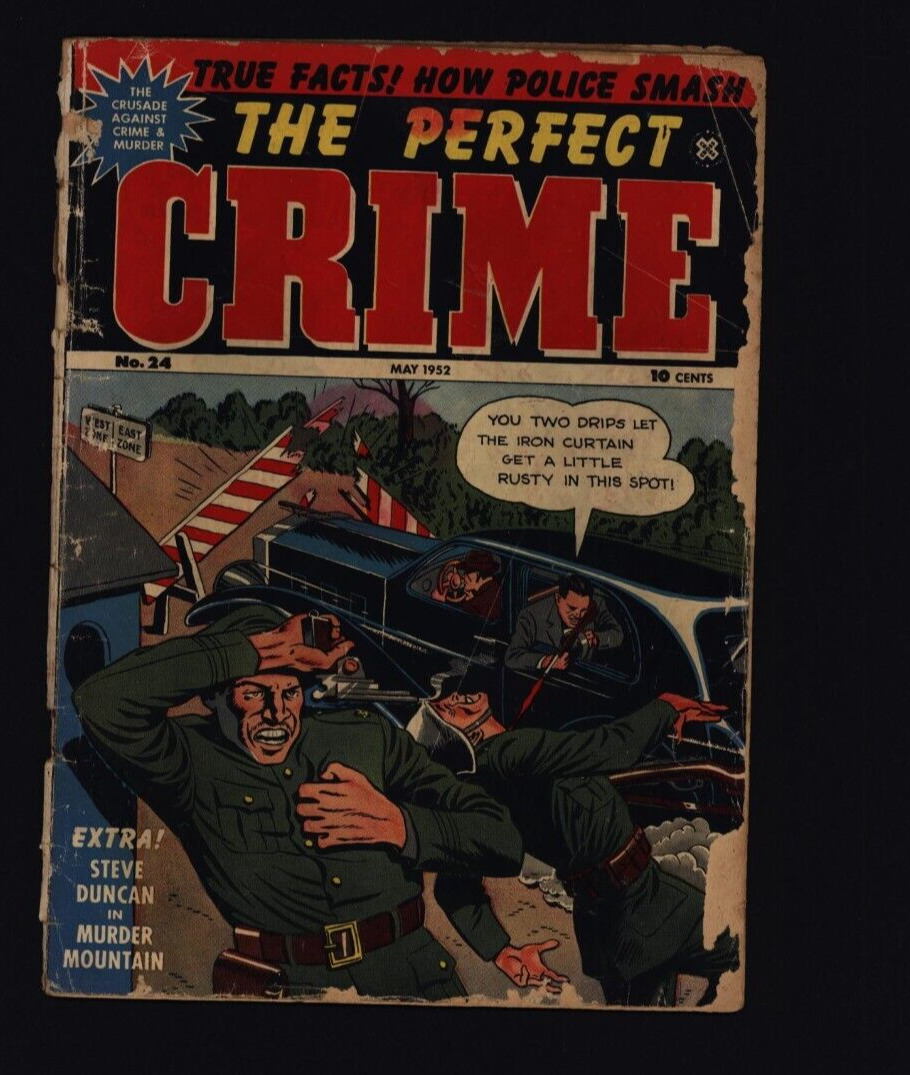 The Perfect Crime # 24 Fair Detached Cover Cross Publications   SA