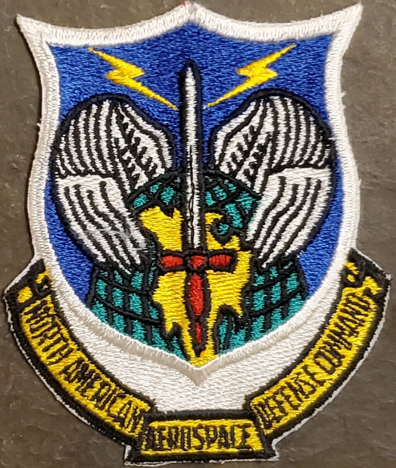 VINTAGE USAF NORTH AMERICAN AEROSPACE DEFENSE COMMAND SQUADRON PATCH ORIGINAL 