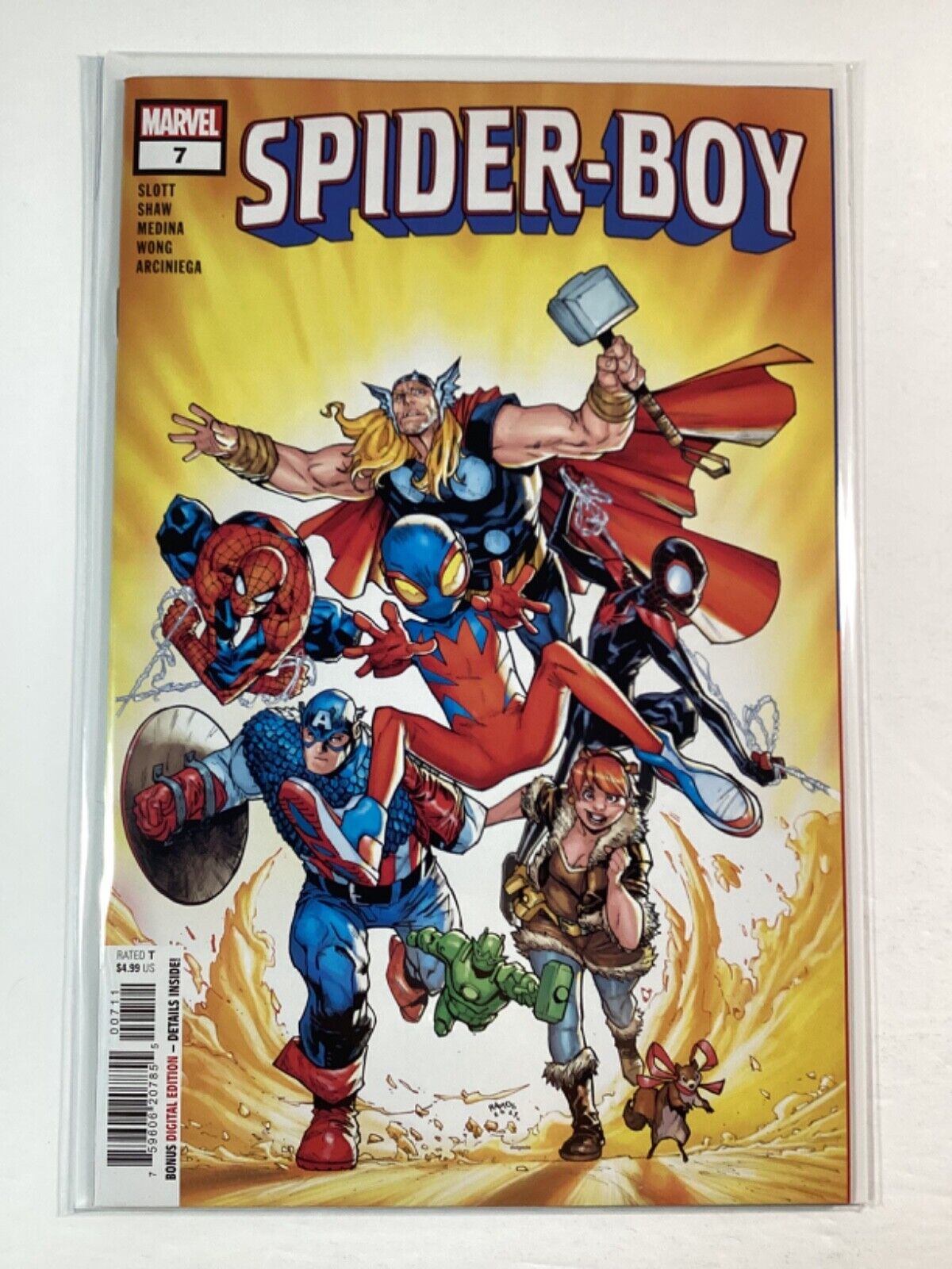 SPIDER-BOY (2024 MARVEL) #7A NM/MT 9.8 COVER BY: HUMBERTO RAMOS