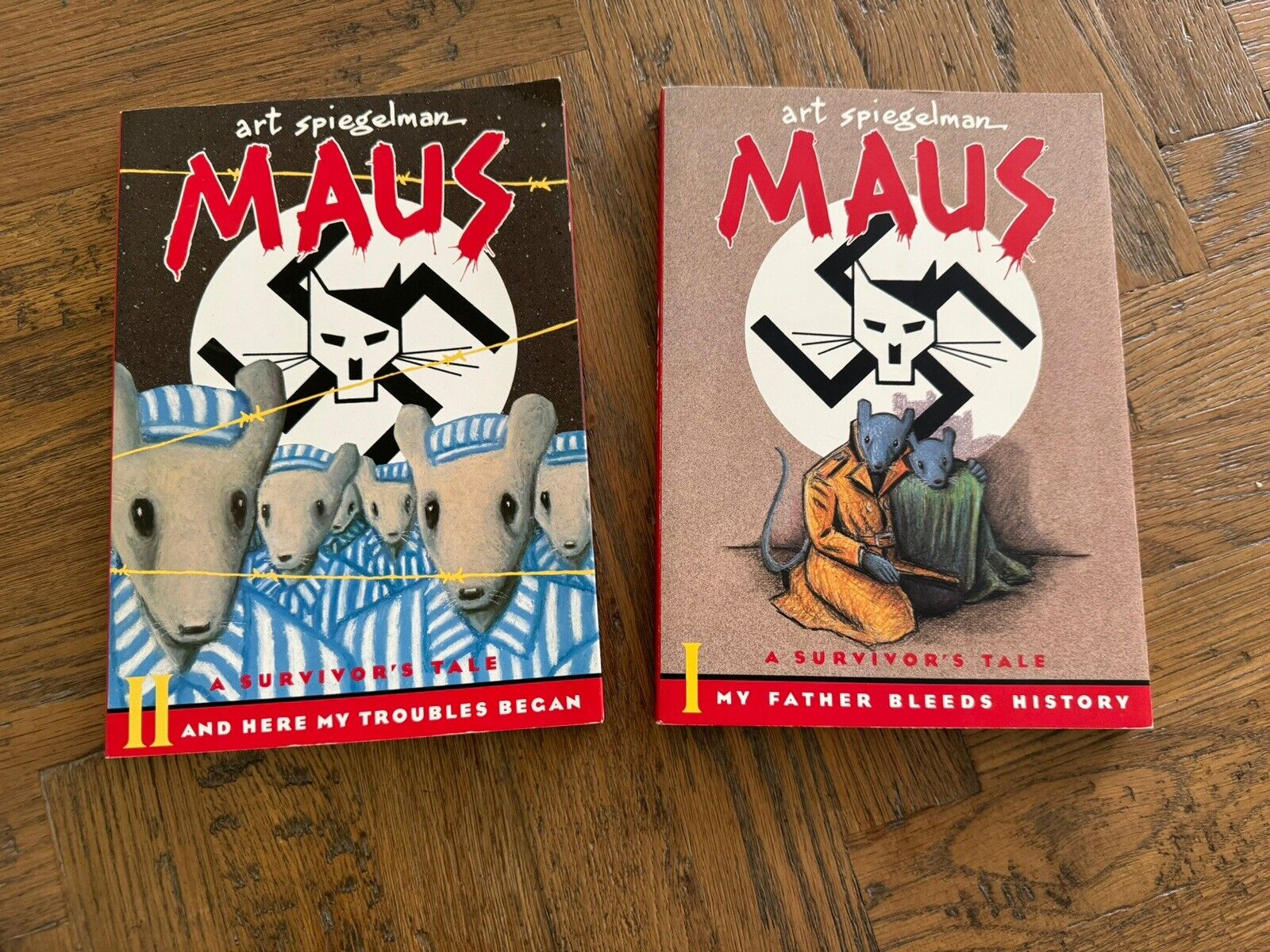 Maus I / Maus II: A Survivor's Tale Paperback, by Spiegelman