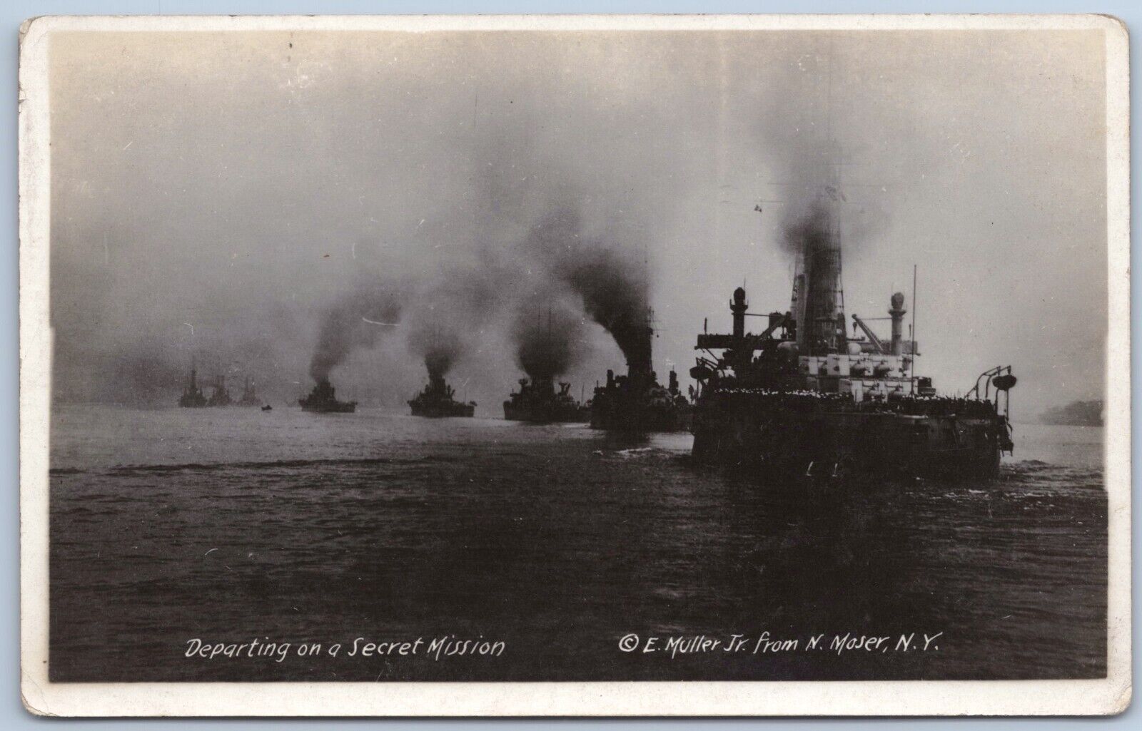 rppc departing on a secret mission e. muller jr. naval ships WW1 US Navy