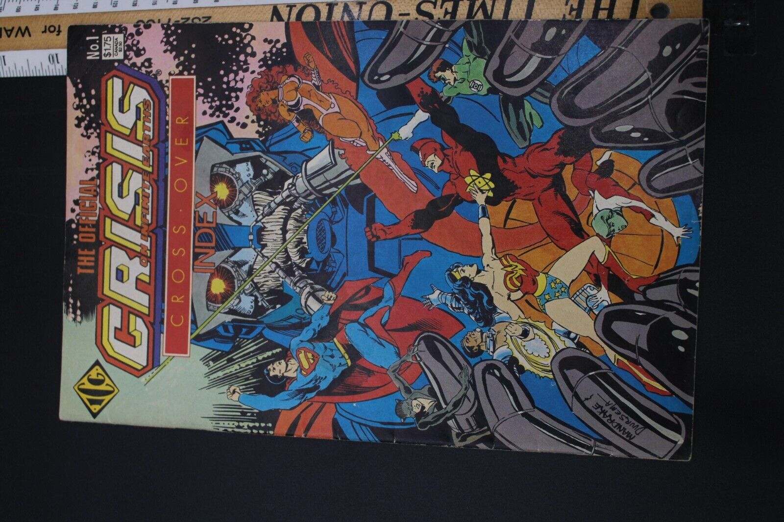 Official Crisis On Infinite Earths Cross Independent Comics #1 1986 F9C