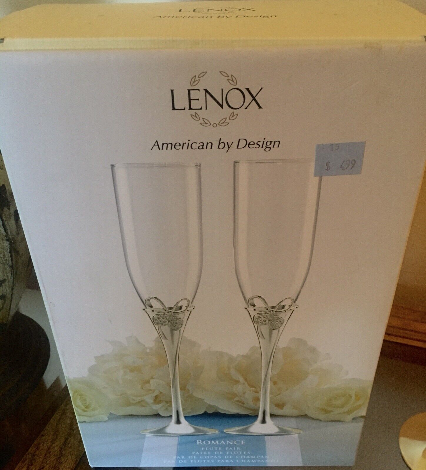 Lenox Silver Plated Romance Glasses. (New).