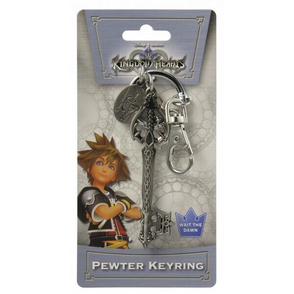 Kingdom Hearts Oblivion Keyblade Pewter Key Ring Keychain Official Licensed