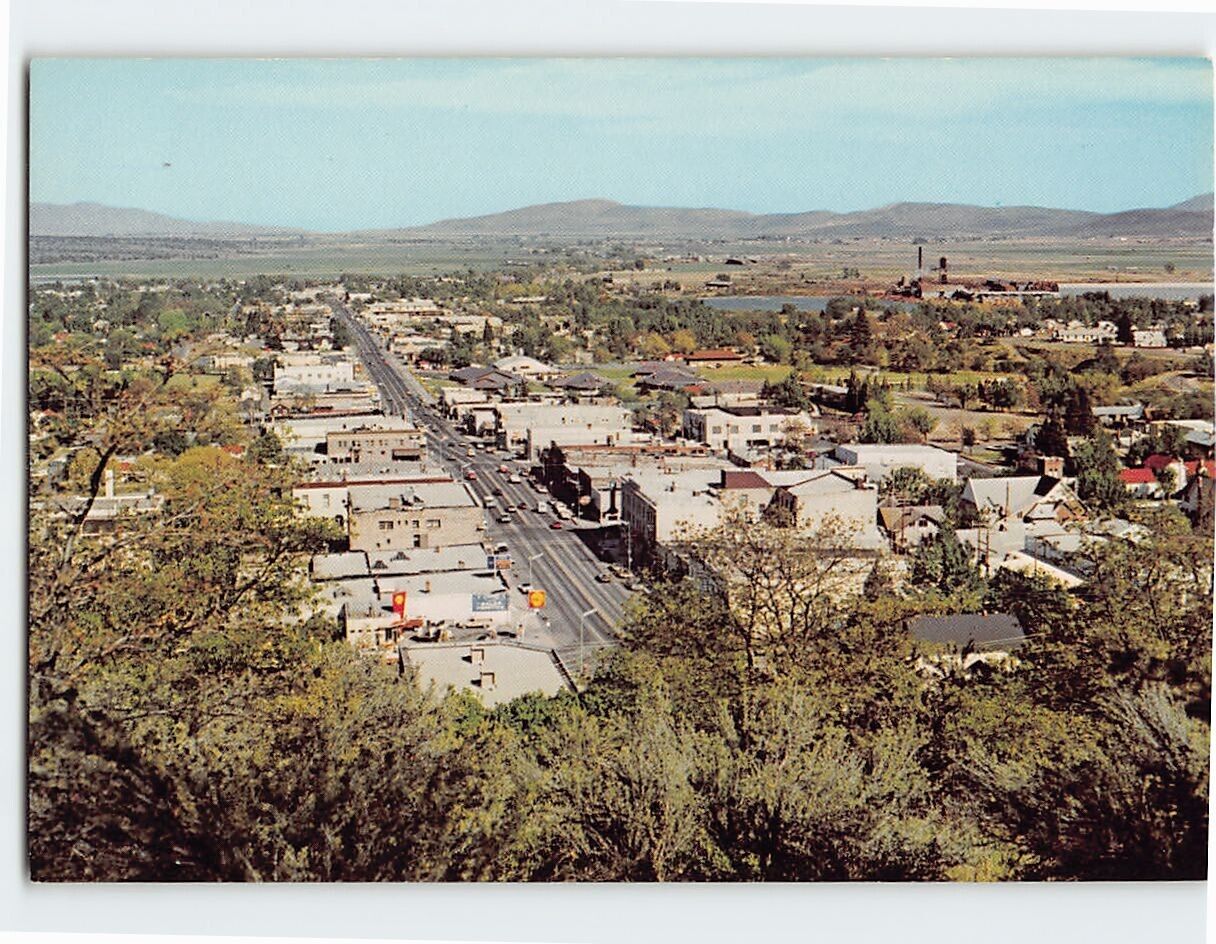 Postcard Aerial View, Susanville, California, USA