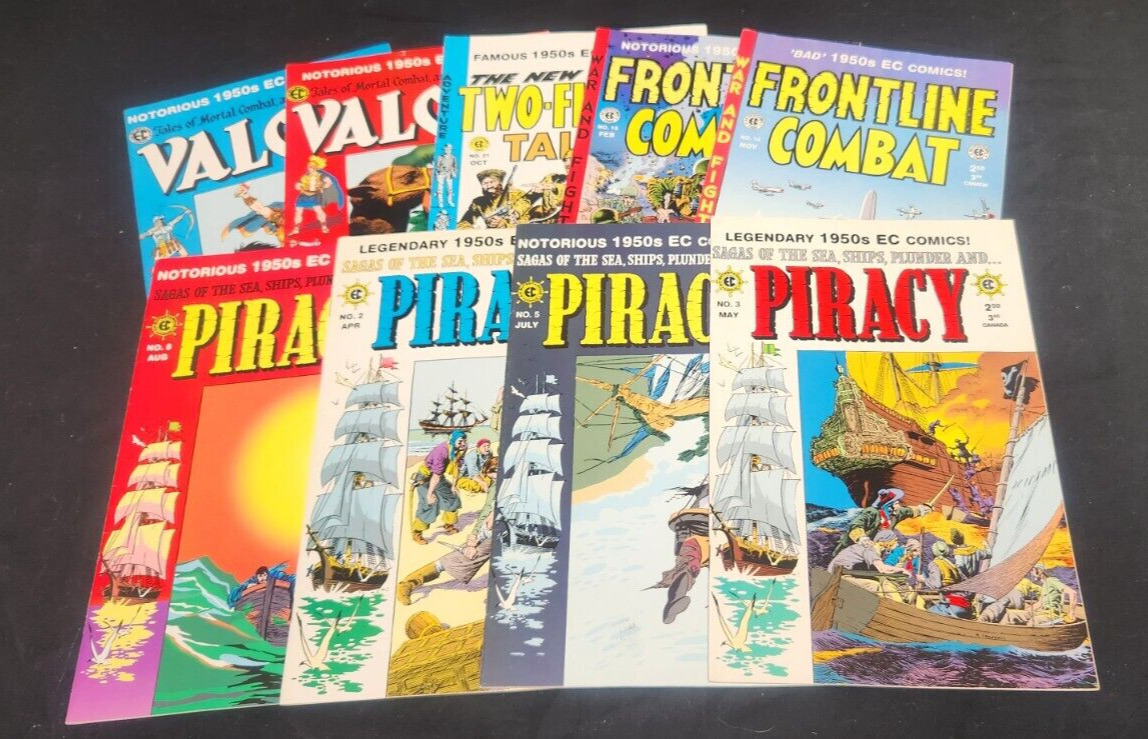 🔥EC Reprints Piracy Valor Frontline Combat Two Fisted Tales 9bks 564