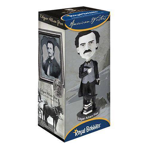 Royal Bobbles: Edgar Allan Poe Black & White Limited Edition Bobblehead