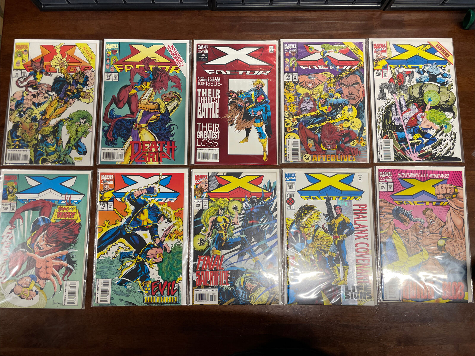 Marvel Comics X-Factor Vol 1 98-107 - 10 Issue lot - SC443