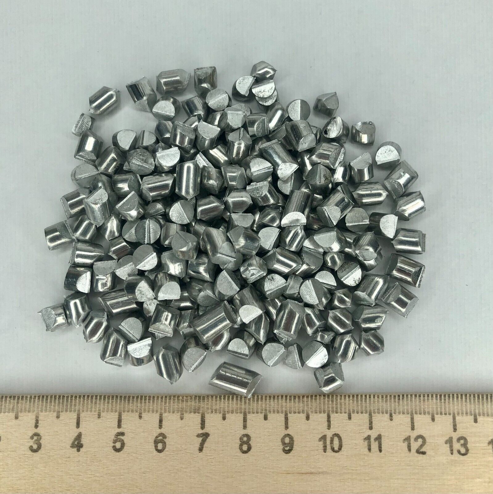 Aluminum Pellets 5-10 mm 450 grams Aluminum Metal Granules Element Purity 99.98%