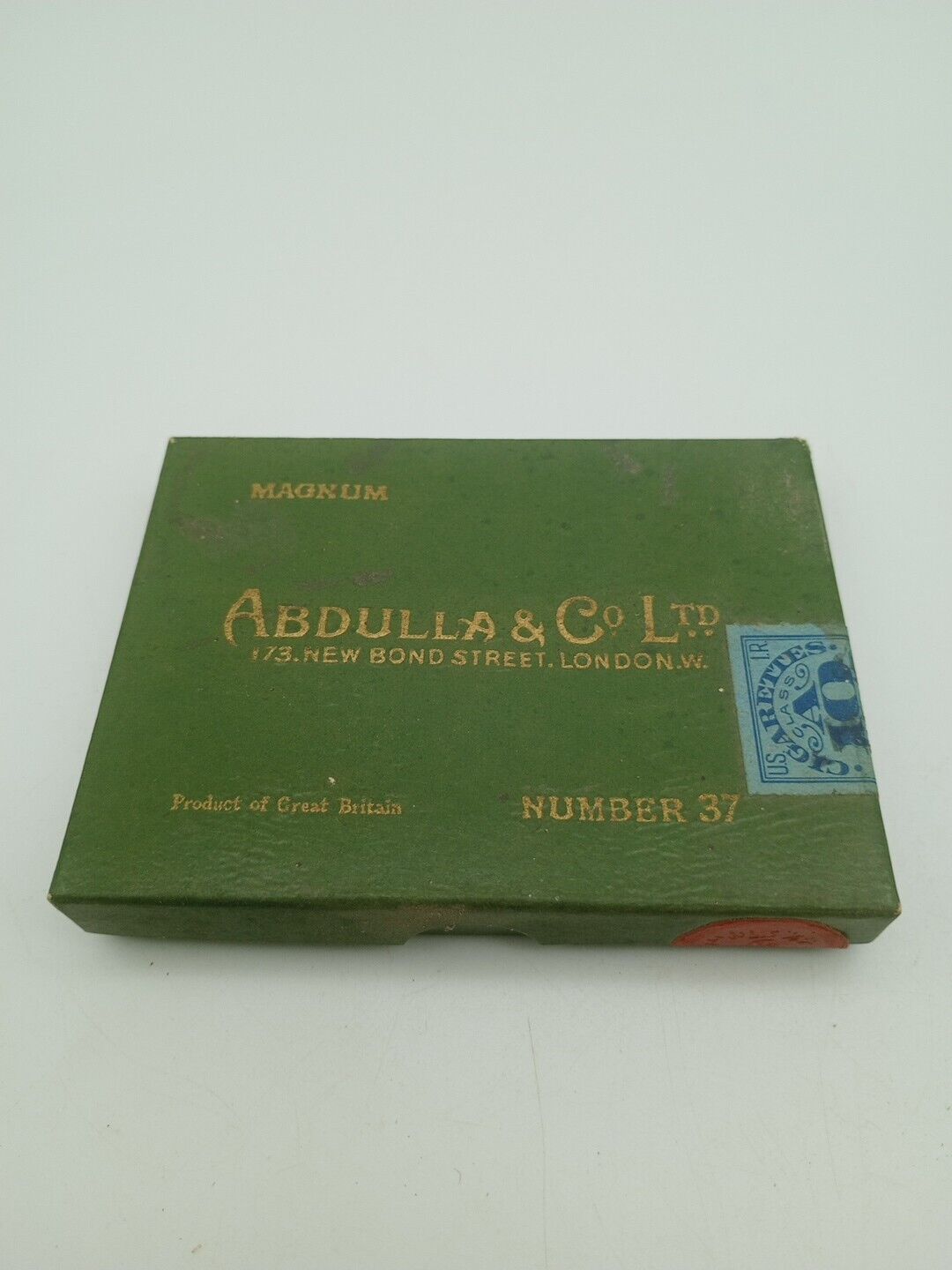 Vintage Magnum Abdulla & Co. Ltd Number 37 Cigarette Box (RARE)