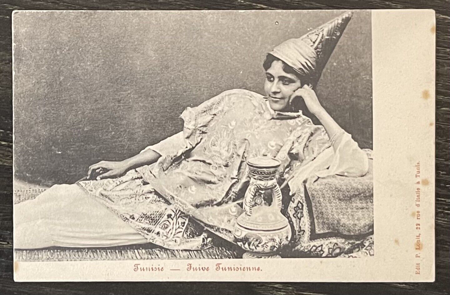 1900\'S Tunisia Jewish Woman Vintage Postcard - JUDAICA