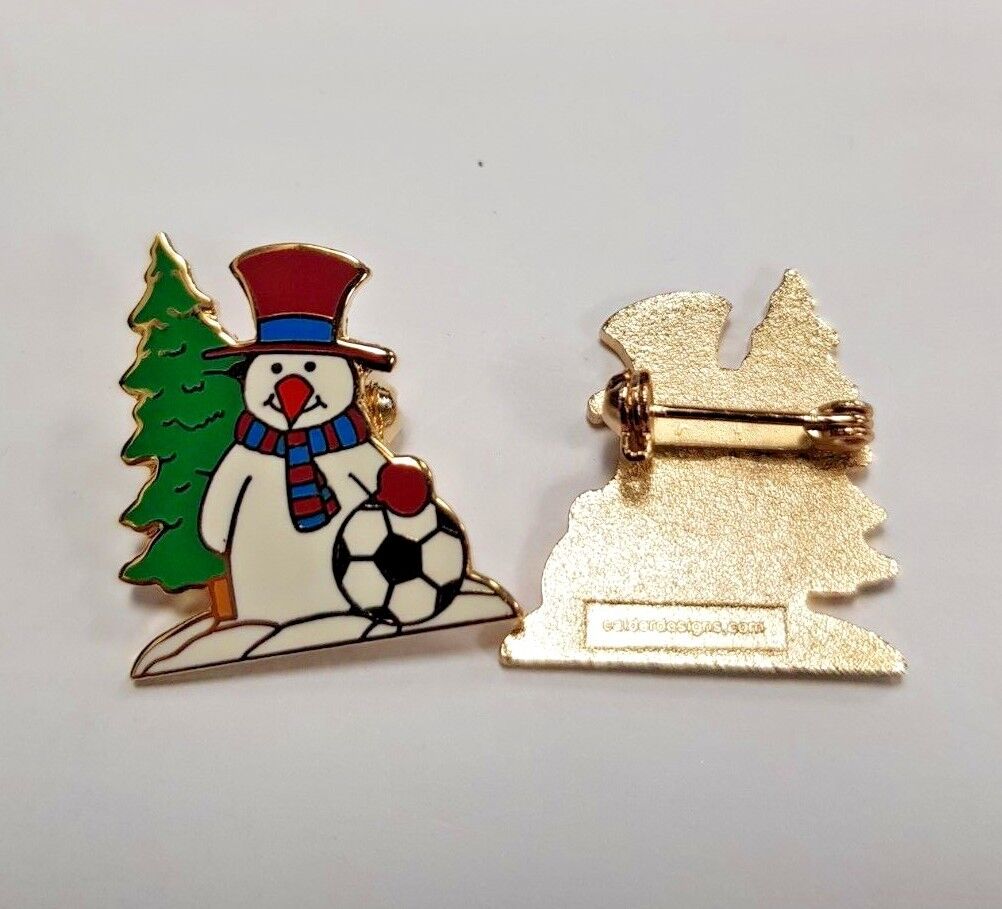 Snowman Claret and Blue West Ham FC Aston Villa FC Collectors Enamel Pin Badge 