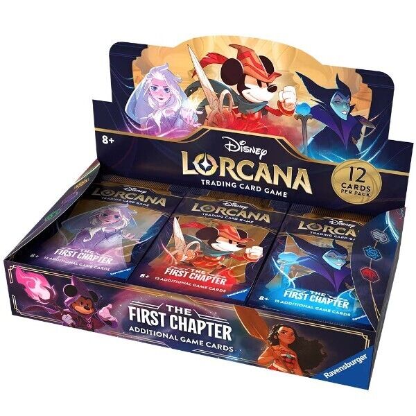 FREE EXPRESS ✅  PREORDERED ✅ Disney Lorcana TCG - The First Chapter Booster Box