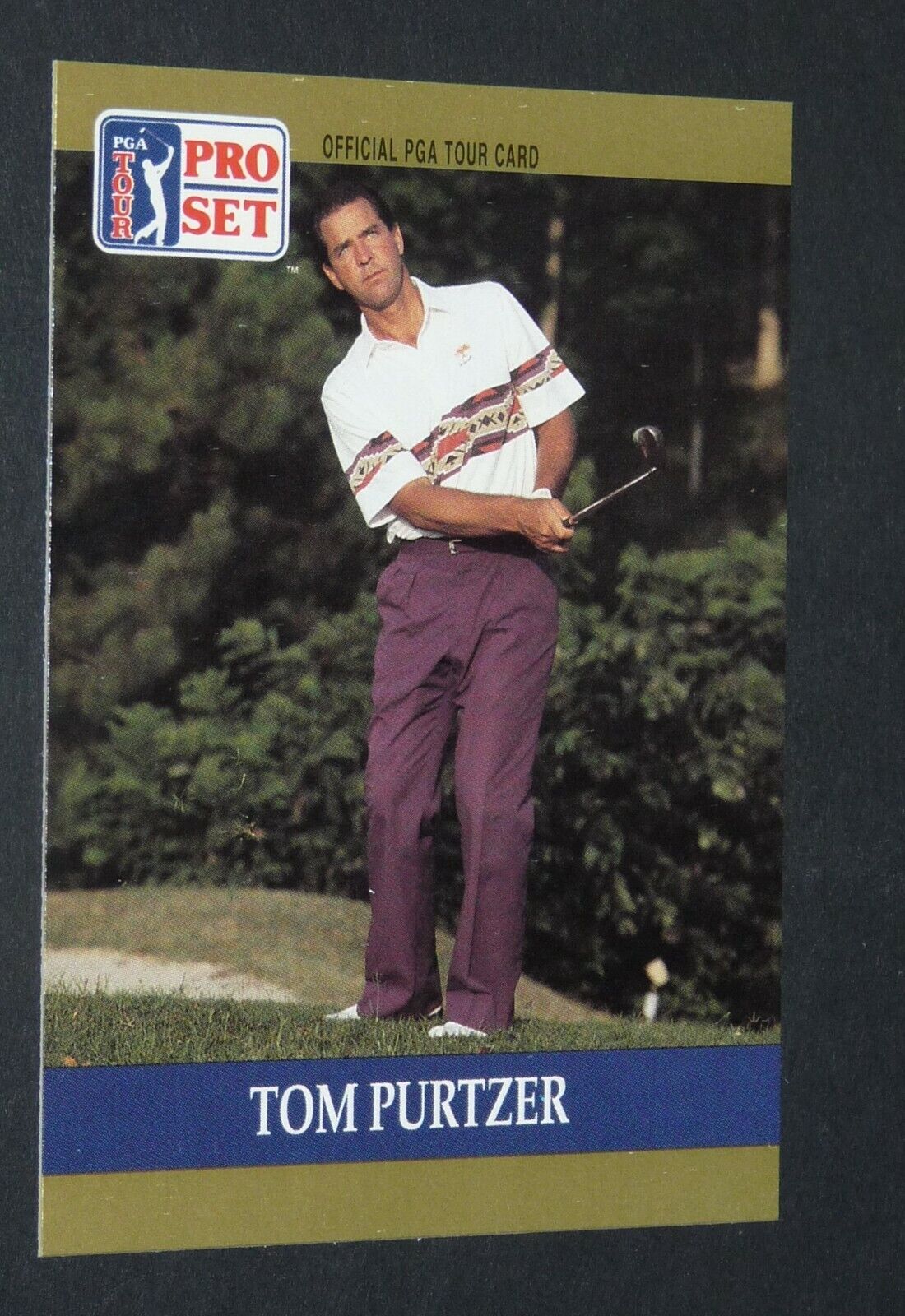 #5 TOM PURTZER USA PRO SET CARD GOLF 1990 PGA TOUR GOLFING GOLFER USPGA