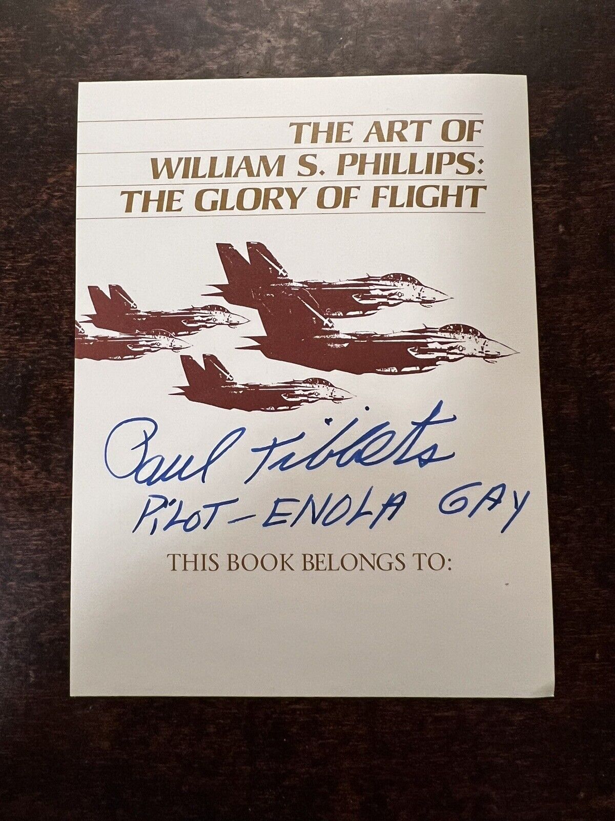 Paul W. Tibbets Autograph, Pilot Enola Gay ( I Have Multiple) Signed In Sharpee