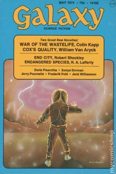 Galaxy Science Fiction Vol. 35 #5 VG+ 4.5 1974 Stock Image Low Grade