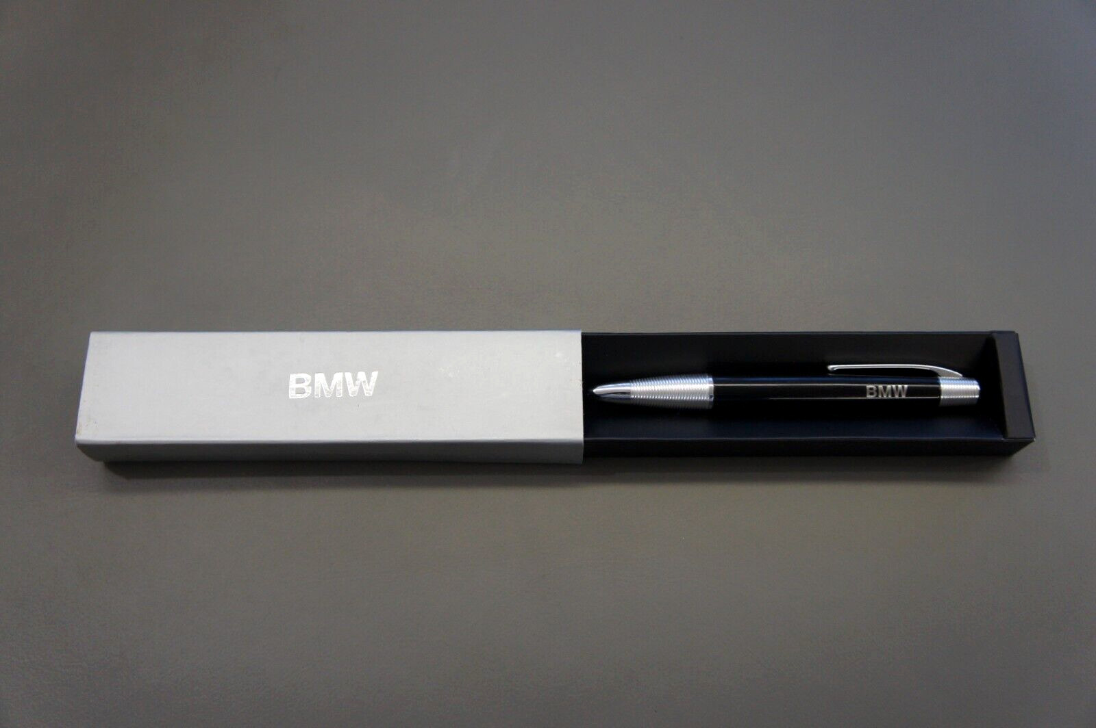 NIB Genuine BMW Japan Dealership Black Plastic & Metal Ballpoint Roller Ball Pen