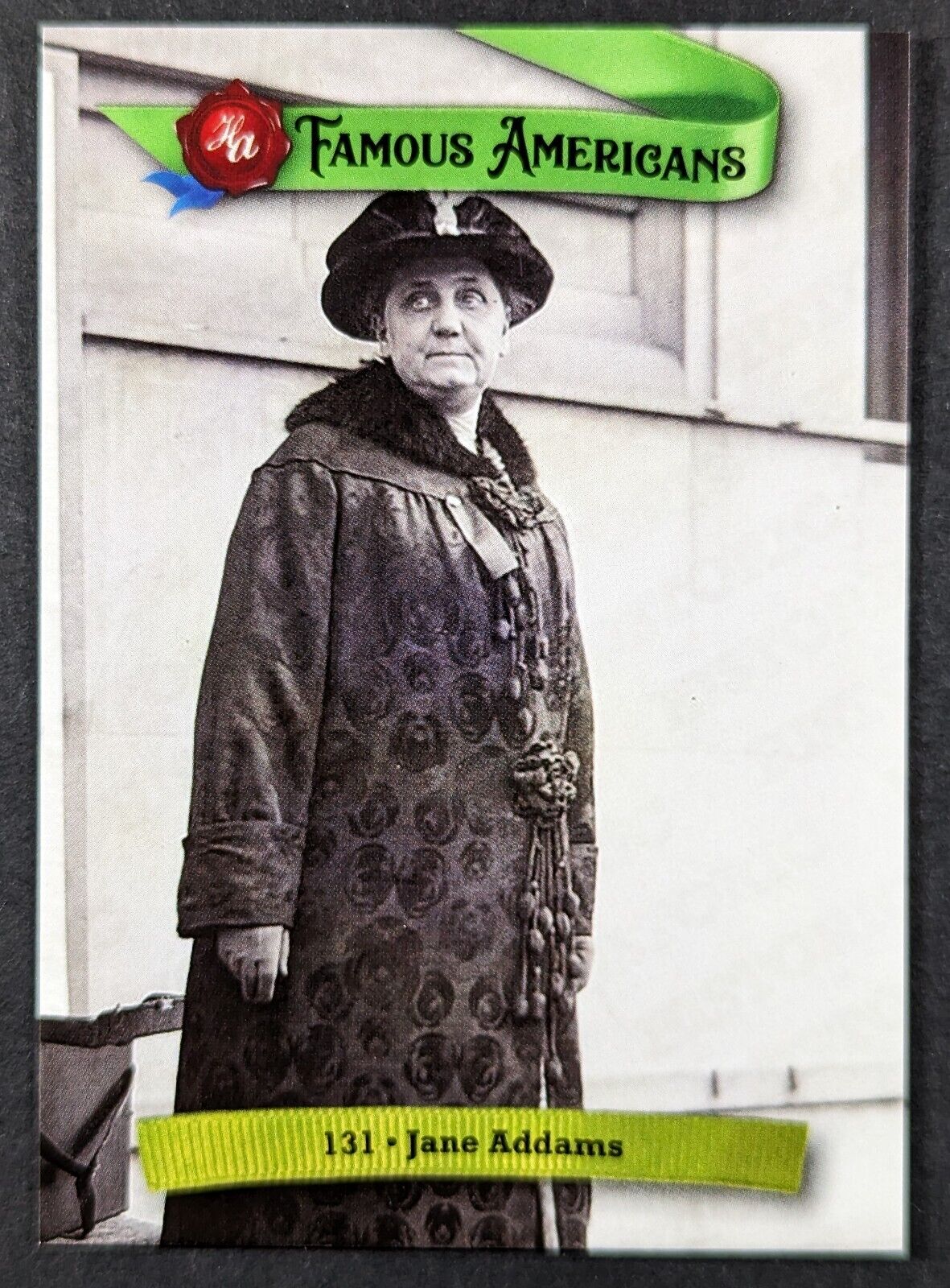 Jane Addams Social Worker Author 2021 Famous American Card #131 (NM)