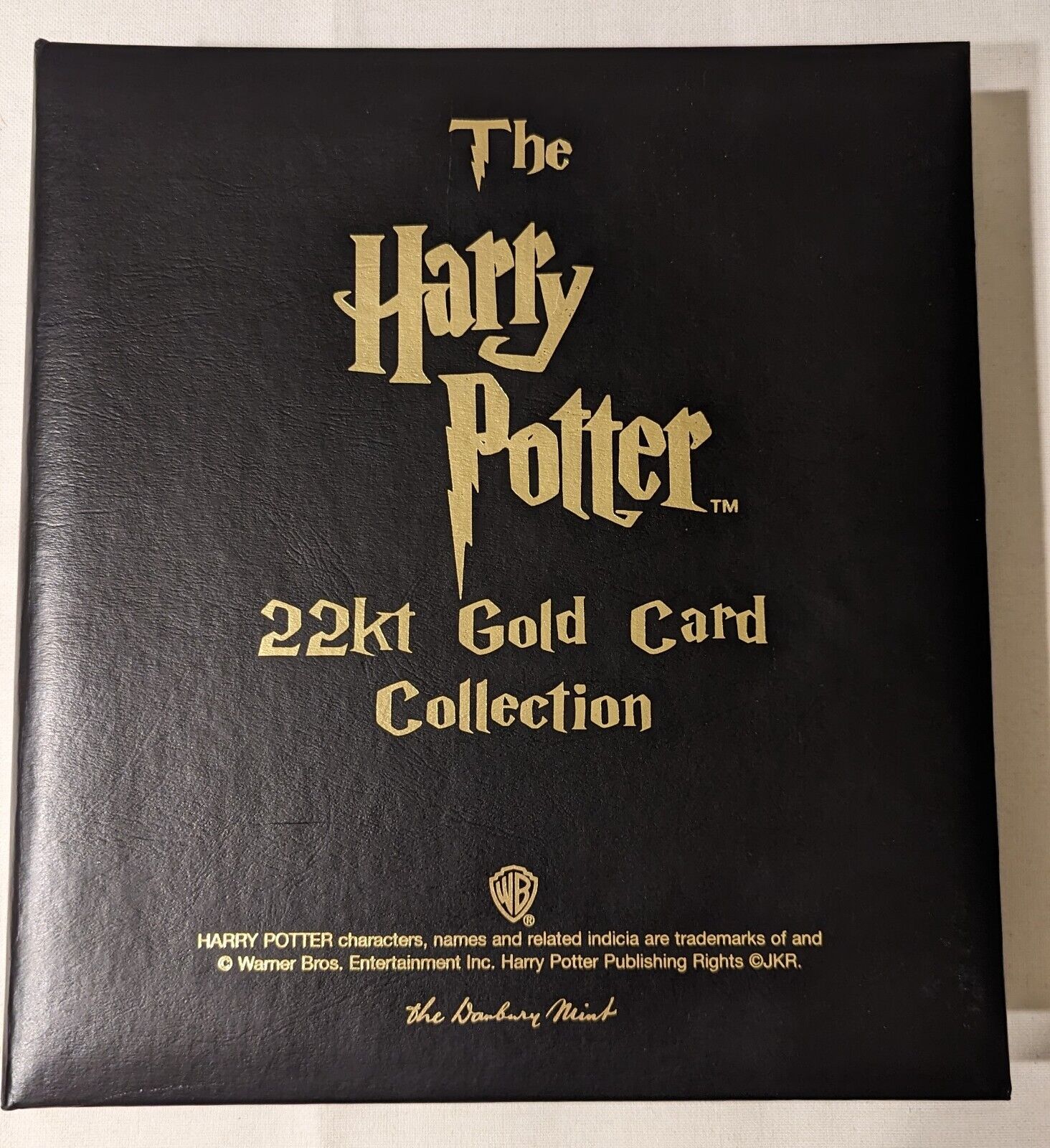 VERY RARE HARRY POTTER DANBURY MINT 22kt GOLD CARDS 60 CARDS *COMPLETE SET*