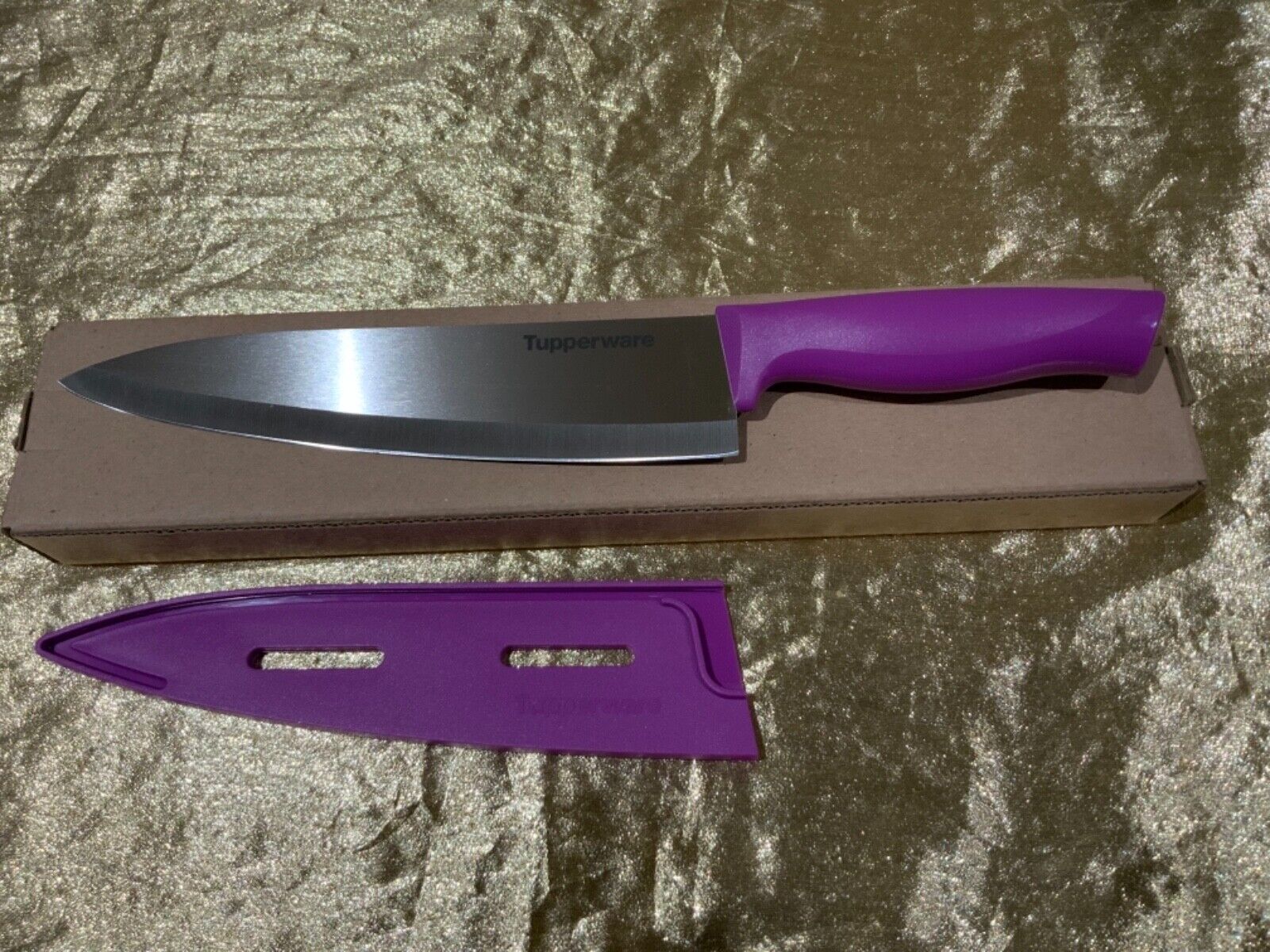 Tupperware New Beautiful Large Chef Basic Knife Purple Color