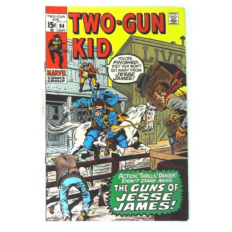 Two-Gun Kid #94 Marvel comics Fine+ Full description below [p~