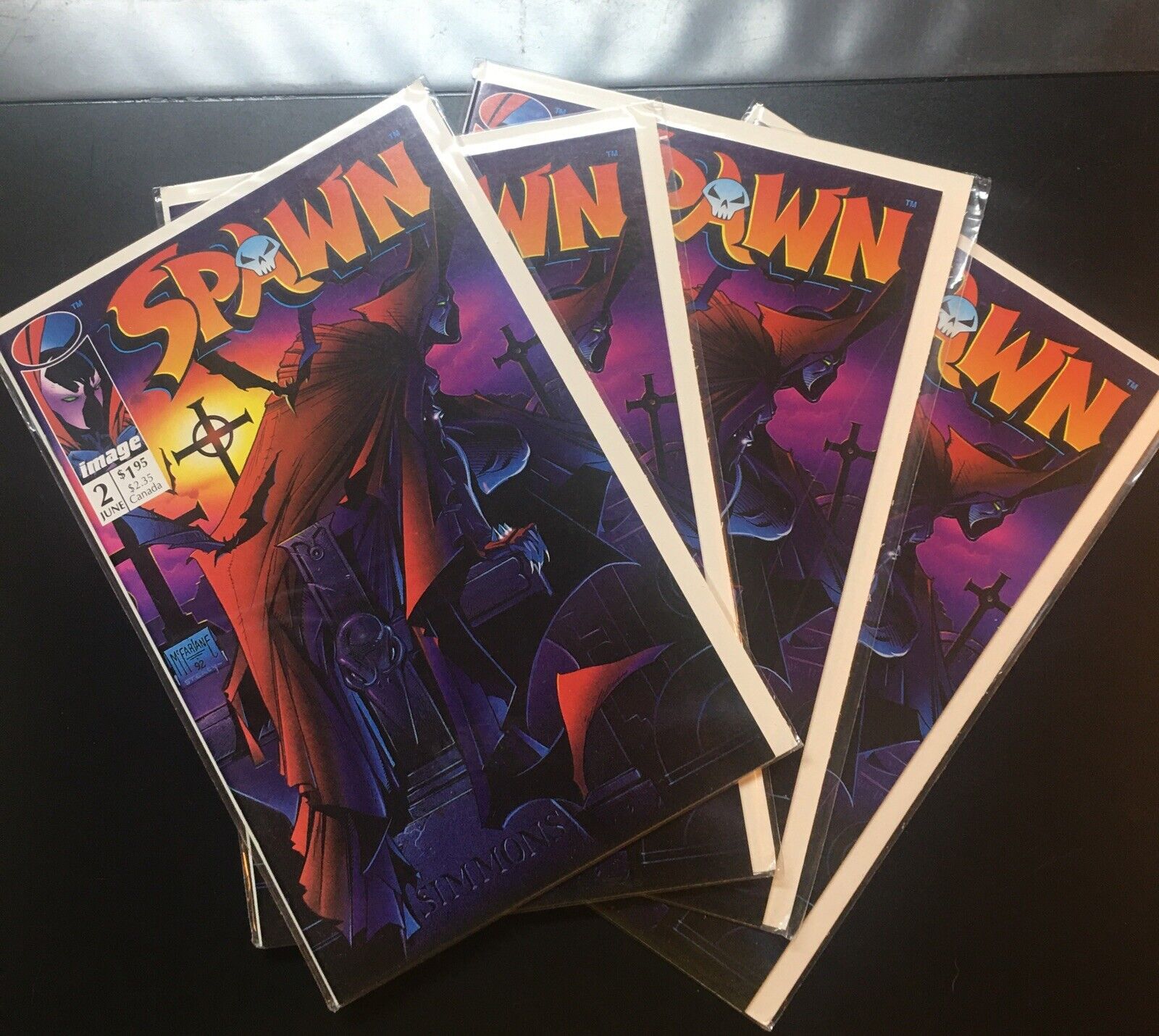 Spawn #2 Image Comics, 1st App of Violator , 1st Print Todd McFarlane 1992 VF/NM