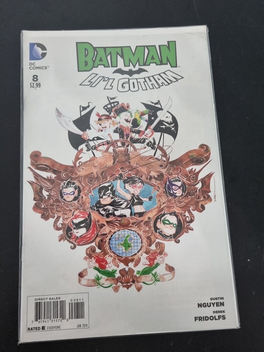 Batman Lil Gotham #8 Nguyen Newsstand Variant 2013 DC Comics 