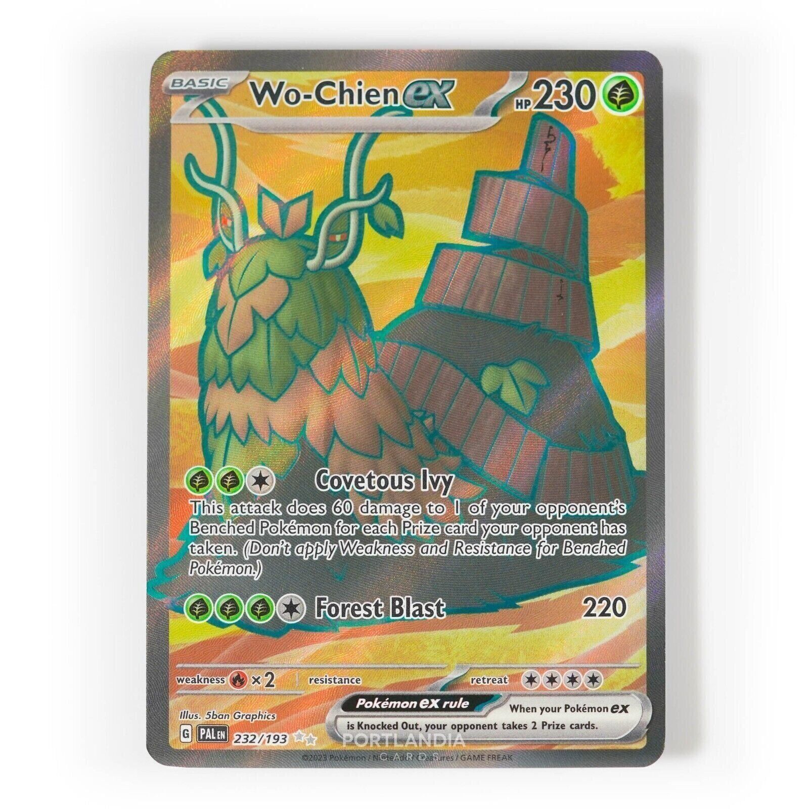 Pokemon - Wo-Chien ex - 232/193 - SV Paldea Evolved - Full Art Card