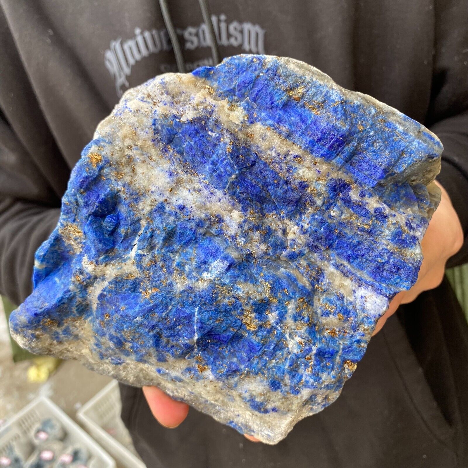 4.9lb Natural Afghanistan Lapis lazuli Crystal Rough Gemstone Mineral Specimen