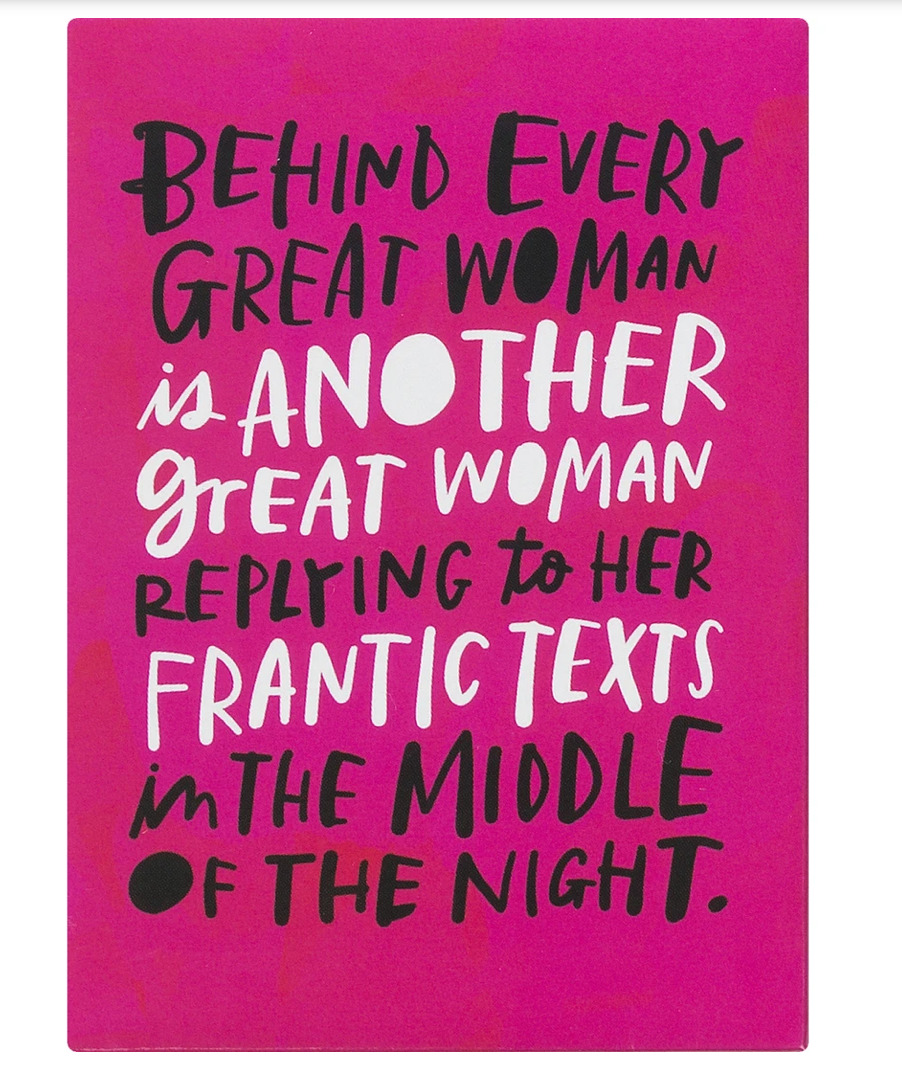 Emily McDowell Studio Magnet Behind Every Great Woman Boutique Gift Item