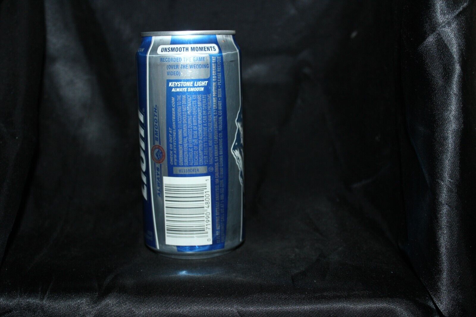 Colorado 12oz - KEYSTONE LIGHT - Unsmooth Moment - 2007 - RECORDED THE GAME (OVE