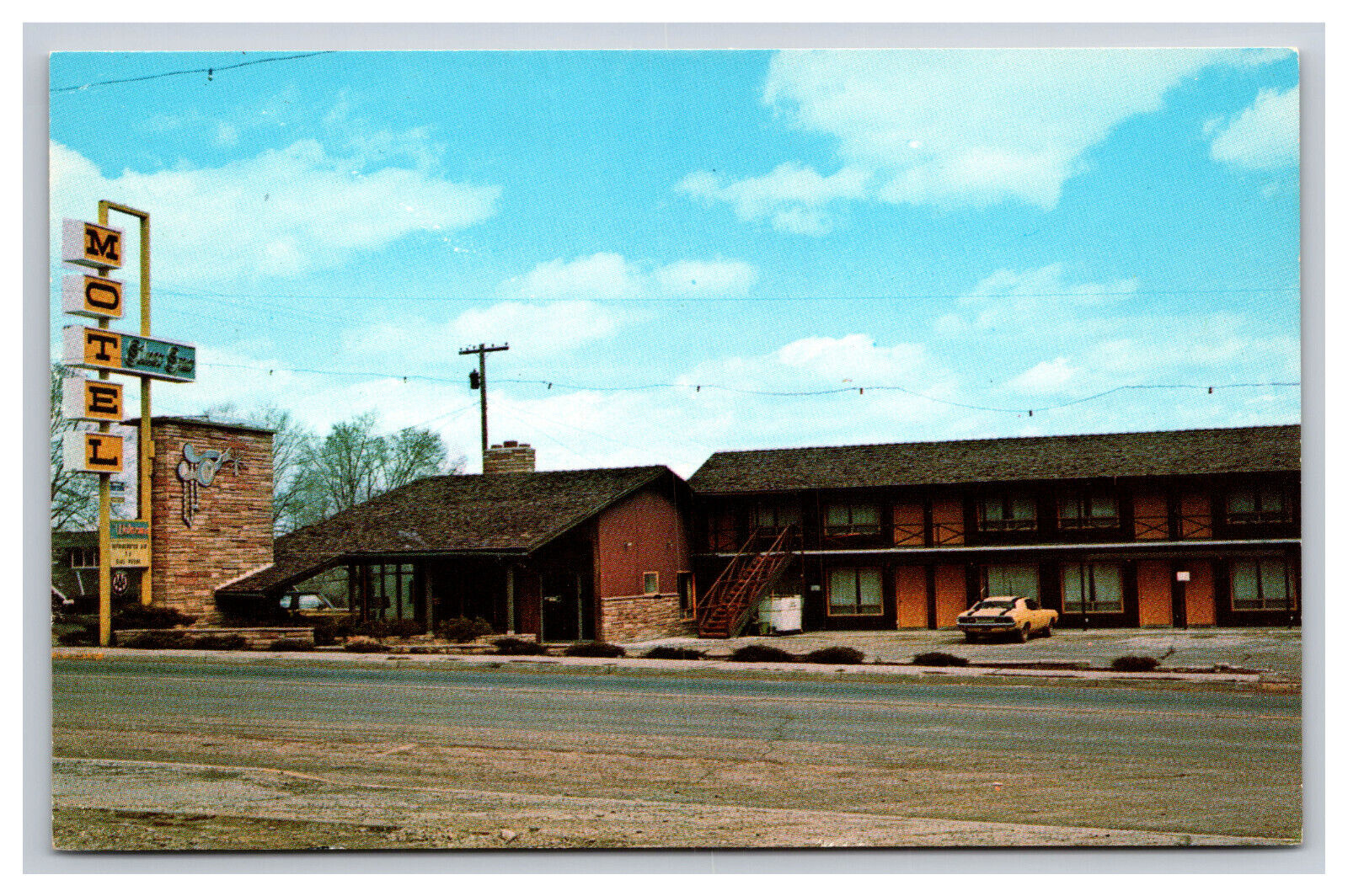 Silver Spur Motel, Burns Oregon OR Postcard