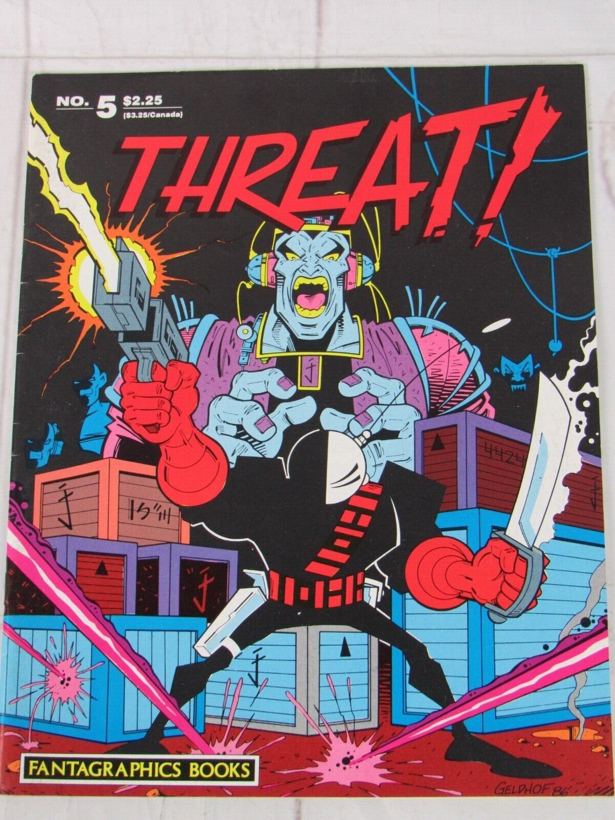THREAT #5 Oct. 1986 Fantagraphics Books